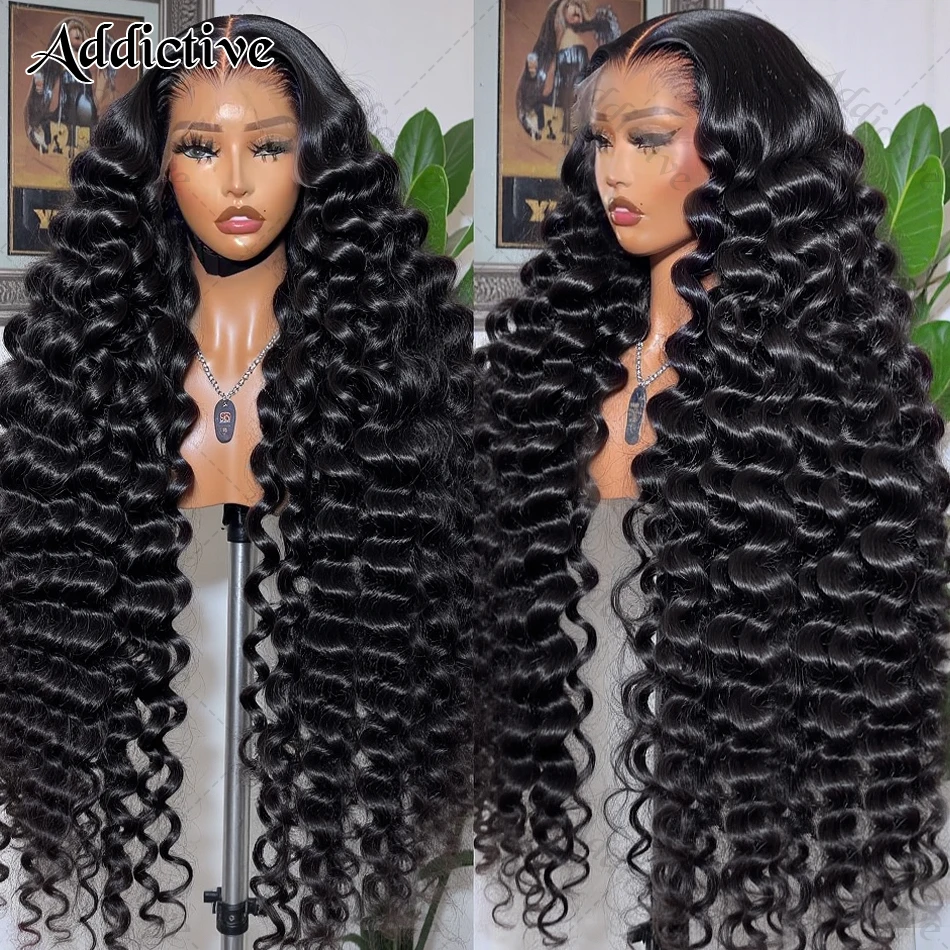 30 40 Inches Loose Wave 13x6 Lace Front Human Hair Wig 250% Curly Brazilian Water Deep Wave 13x4 HD Lace Frontal Wigs For Women
30 40 Inches Loose Wave 13x6 Lace Front Human Hair Wig 250% Curly Brazilian Water Deep Wave 13x4 HD Lace Frontal Wigs For Women