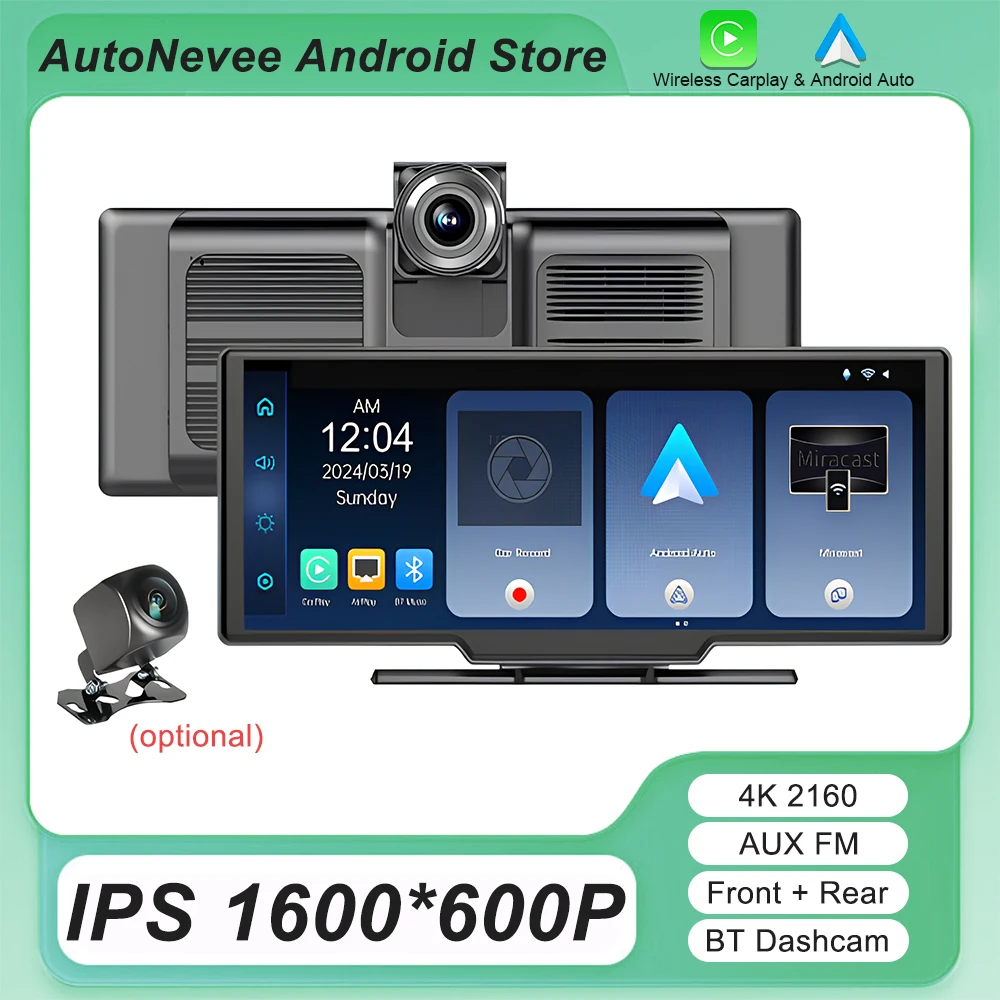 10.26 Inch Car Mirror Radio Multimedia Video Player Universal Wireless Carplay 5G Wifi BT High-performance CPU HDR QLED Screen
10.26 Inch Car Mirror Radio Multimedia Video Player Universal Wireless Carplay 5G Wifi BT High-performance CPU HDR QLED Screen