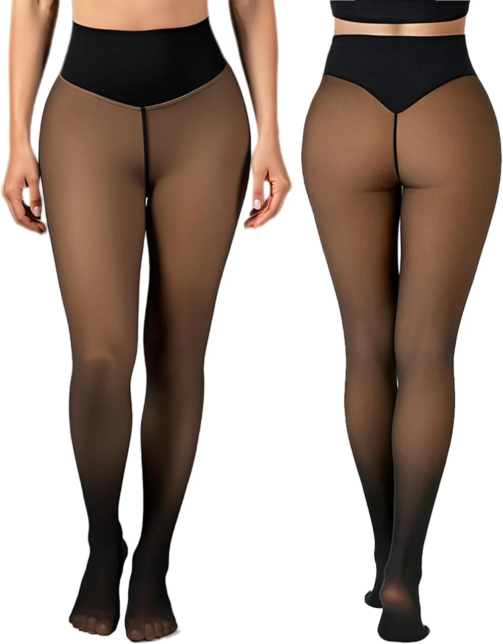 One Seam Fleece Lined Tights Shaping Thermal Leggings Compression Band Translucent Pantyhose Sheer Fleece Leggings Plus Size 14 S9d9012f94ed7414095476a58419951ef1