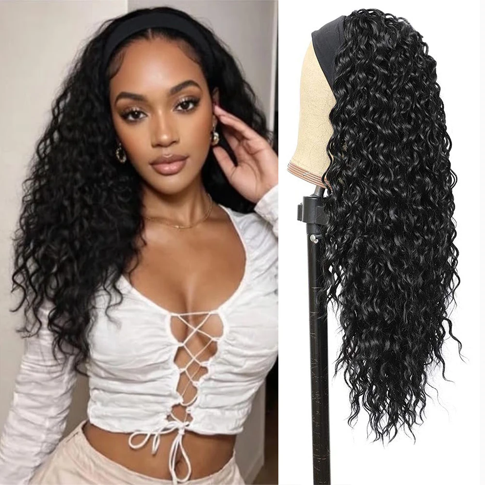 200% Density Deep Wave Headband Wig Human Hair None Lace Front Wigs Glueless Wig Human Hair Ready to Wear Curly Wigs For Woman
200% Density Deep Wave Headband Wig Human Hair None Lace Front Wigs Glueless Wig Human Hair Ready to Wear Curly Wigs For Woman