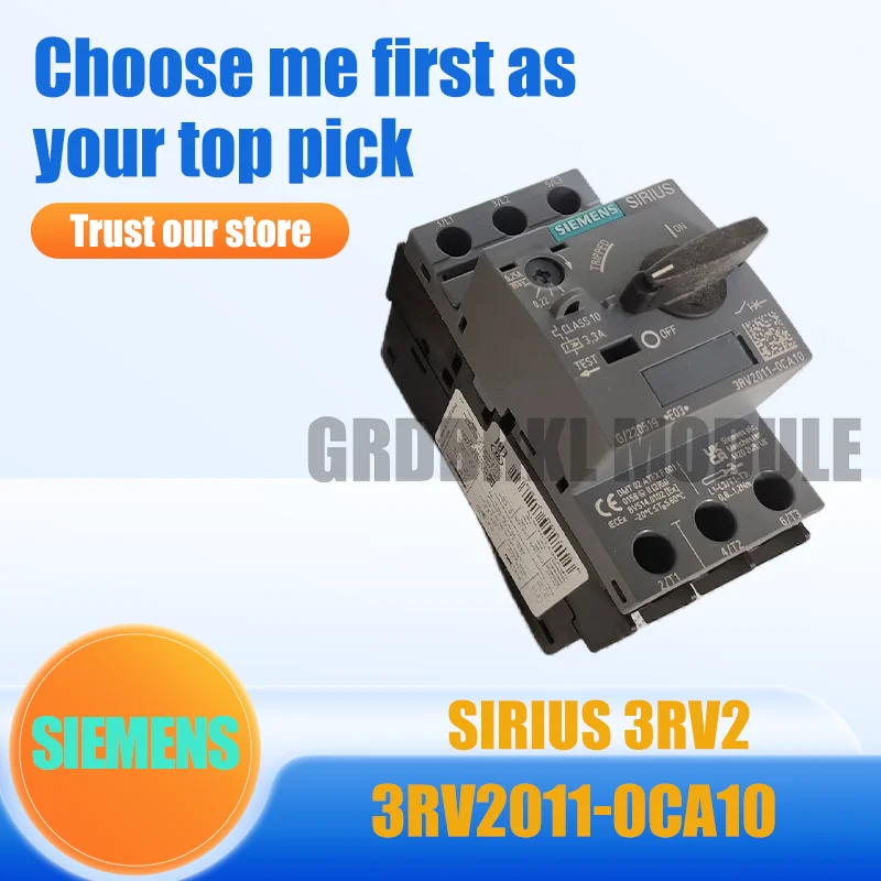 Brand new Original SIEMENS 3RV2011-0CA10 Motor Protection Circuit Breaker 0.18-0.25A
Brand new Original SIEMENS 3RV2011-0CA10 Motor Protection Circuit Breaker 0.18-0.25A
