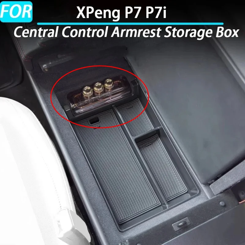 Car Central Control Armrest Storage Box For XPeng P7 P7i Interior Accessories 2023 2024
Car Central Control Armrest Storage Box For XPeng P7 P7i Interior Accessories 2023 2024