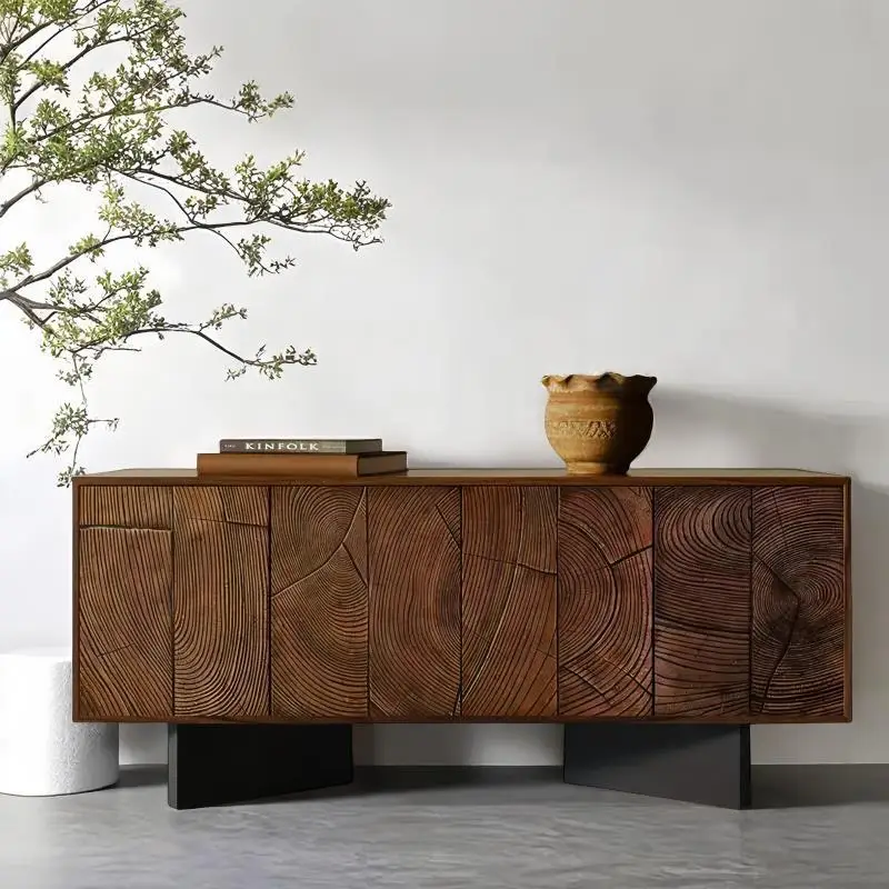 Wabi Sand retro style all solid wood dining side cabinet medieval side cabinet entrance cabinet
Wabi Sand retro style all solid wood dining side cabinet medieval side cabinet entrance cabinet