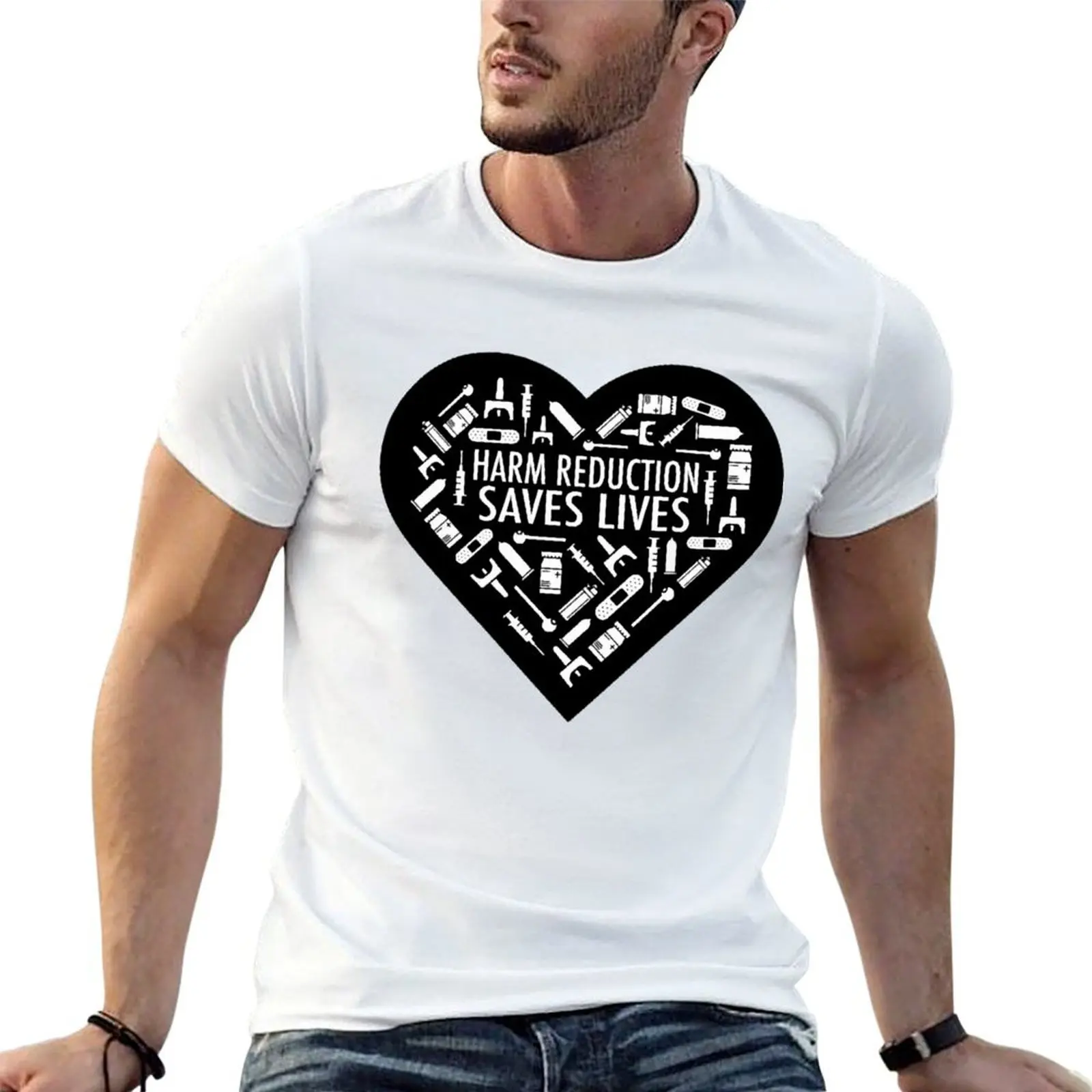 Harm Reduction Saves Lives T-Shirt t shirts for man cotton funny man t shirt luxury men t shirt cotton 100% T-shirt
Harm Reduction Saves Lives T-Shirt t shirts for man cotton funny man t shirt luxury men t shirt cotton 100% T-shirt