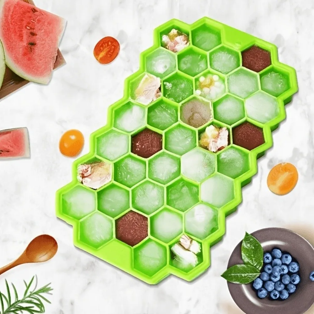 37 Grids Ice Cube Tray Large Capacity Thickened Honeycomb Cube Ice Mold Homemade With Lid Ice Making Mold Homemade Food
37 Grids Ice Cube Tray Large Capacity Thickened Honeycomb Cube Ice Mold Homemade With Lid Ice Making Mold Homemade Food