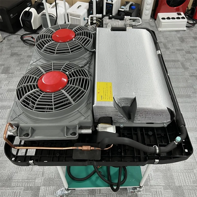 All-In-One 12V/24V AC Electric Roof Top Mounted Parking Air Conditioner Trucks Campers Motorhomes Dual Fans 7000-10000 BTU
All-In-One 12V/24V AC Electric Roof Top Mounted Parking Air Conditioner Trucks Campers Motorhomes Dual Fans 7000-10000 BTU
