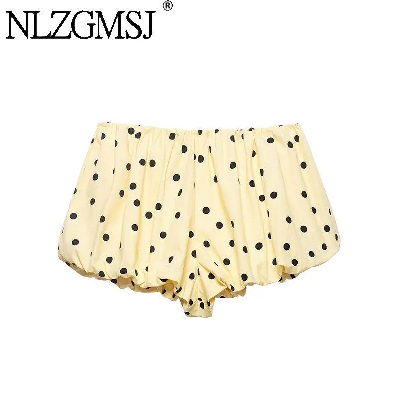 NLZGMSJ 2026 Summer Elegant Chic Polka Dot Balloon Short Casual Shorts Women Vacation Fashion Shorts
NLZGMSJ 2026 Summer Elegant Chic Polka Dot Balloon Short Casual Shorts Women Vacation Fashion Shorts