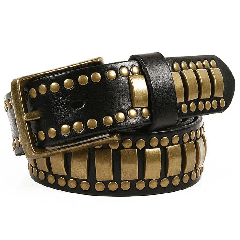 Men Luxury Fashion Original Leather Belts Punk Hip Hop Dress Pin Buckle Belt Womens Stylish Decorative Waistband Designer Leash
Men Luxury Fashion Original Leather Belts Punk Hip Hop Dress Pin Buckle Belt Womens Stylish Decorative Waistband Designer Leash