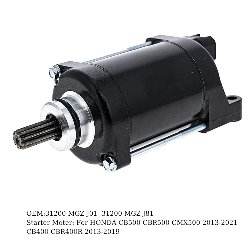 Стартер двигателя электрического мотоцикла для Honda CB500F 2013-2018 CB500FA 2013, замена для OEM:31200-MGZ-J01 31200-MGZ-J81
Стартер двигателя электрического мотоцикла для Honda CB500F 2013-2018 CB500FA 2013, замена для OEM:31200-MGZ-J01 31200-MGZ-J81