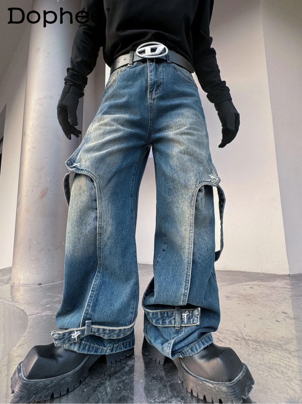 New Spring Fashion Trendy Male Jeans Youth Popularity Men's Wide-Leg Loose Comfortable Straight Trousers Solid Color Pants
New Spring Fashion Trendy Male Jeans Youth Popularity Men's Wide-Leg Loose Comfortable Straight Trousers Solid Color Pants