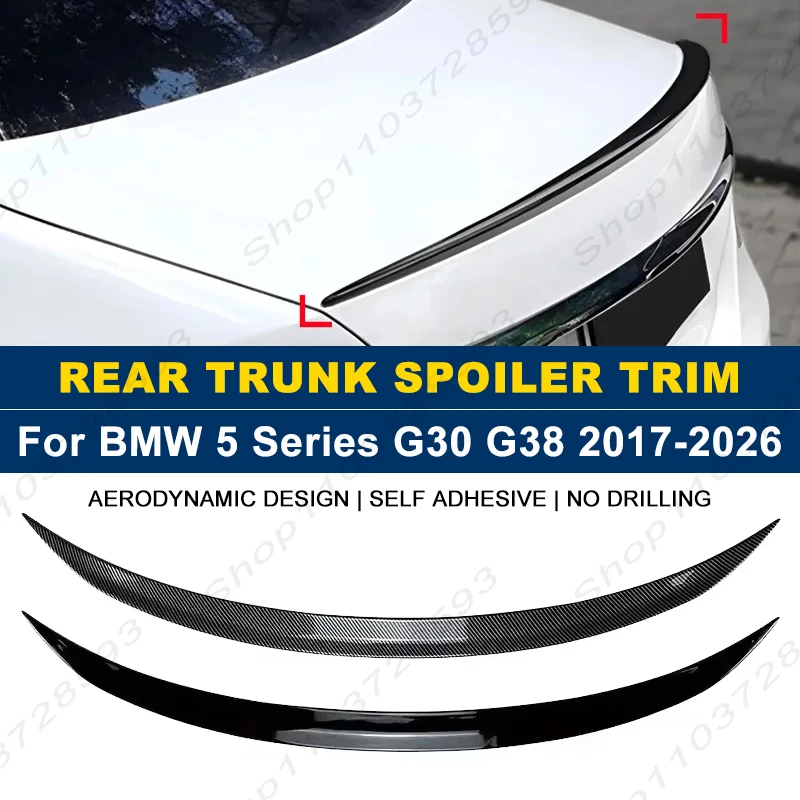For BMW Accessories 5 Series G30 G38 2017-2026 Car Rear Trunk Boot Spoiler Wing Lip Body Kits Gloss Black Soft Plastic
For BMW Accessories 5 Series G30 G38 2017-2026 Car Rear Trunk Boot Spoiler Wing Lip Body Kits Gloss Black Soft Plastic