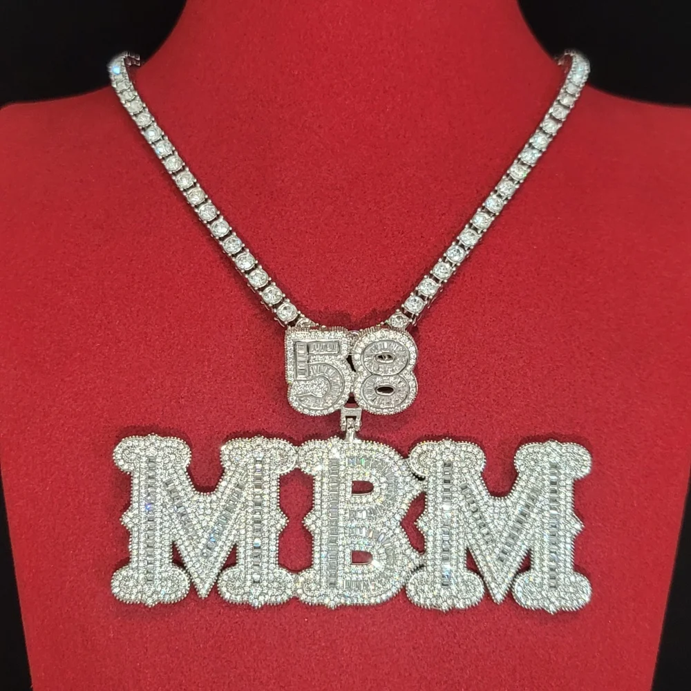 Personalized Custom Letter&Numbers Bail With Iced Out Name Pendant Hip Hop Chain Gift For Women Design Spiked Font Jewelry
Personalized Custom Letter&Numbers Bail With Iced Out Name Pendant Hip Hop Chain Gift For Women Design Spiked Font Jewelry