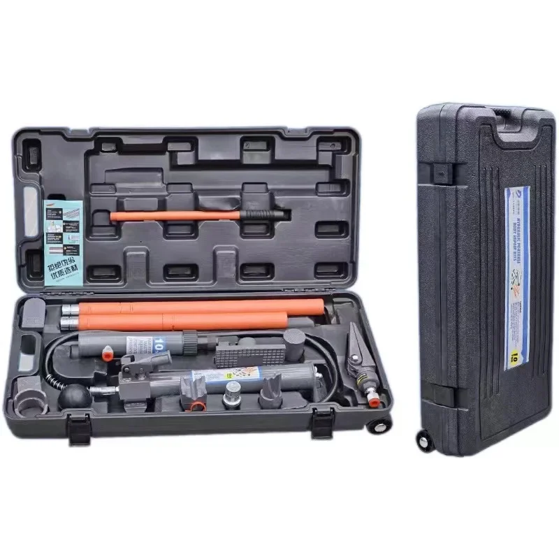 Heavy Duty Vehicle Repair Kit With 10 Ton Porta Power Jack New Condition Steel And Metal Hydraulic Car Body Frame Tool
Heavy Duty Vehicle Repair Kit With 10 Ton Porta Power Jack New Condition Steel And Metal Hydraulic Car Body Frame Tool