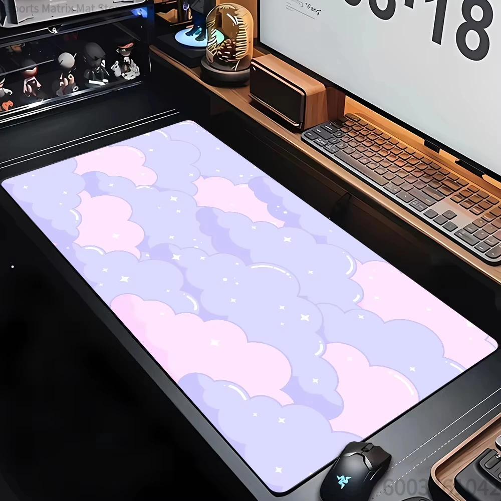 Cute Starry Cloud Large Gaming Mouse Pad, Kawaii Pastel Desk Mat for Aesthetic Setup
Cute Starry Cloud Large Gaming Mouse Pad, Kawaii Pastel Desk Mat for Aesthetic Setup
