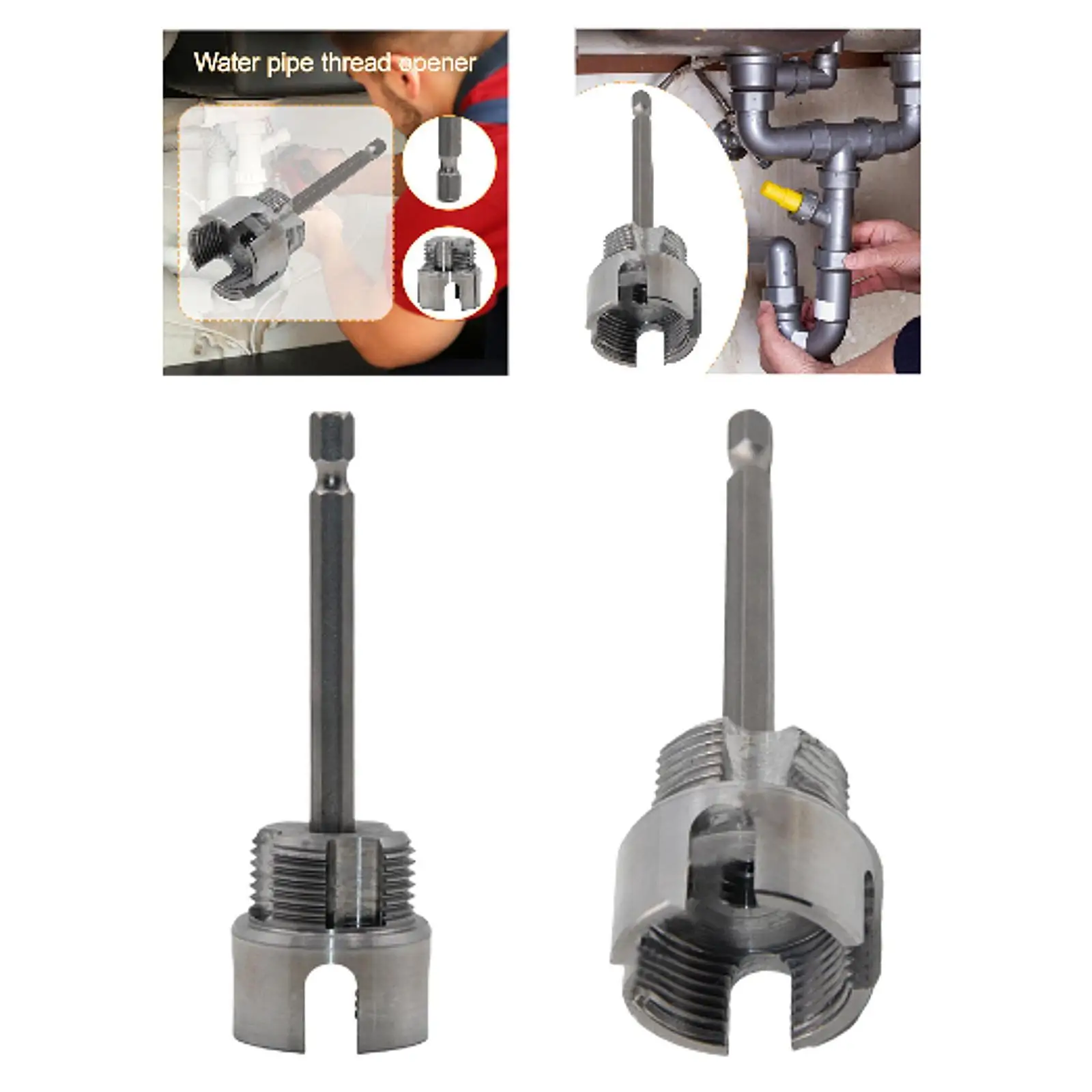 Pipe Threading Tool Internal and External Thread Maker Tool Home Renovation Maintenance Building Easy to Use for DIY Plumbing
Pipe Threading Tool Internal and External Thread Maker Tool Home Renovation Maintenance Building Easy to Use for DIY Plumbing