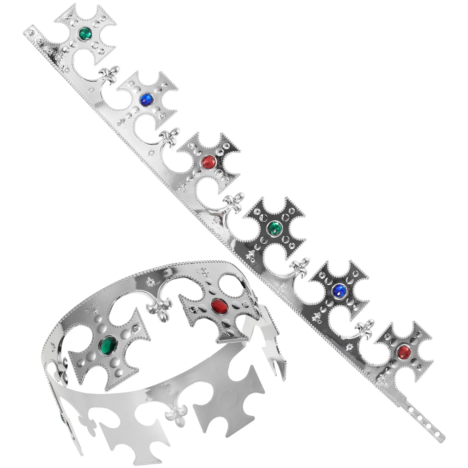 2 Pcs King Crown Props Pageant Crowns Halloween Costumes for Adults Witch Decor Dress up Teen Boys 
2 Pcs King Crown Props Pageant Crowns Halloween Costumes for Adults Witch Decor Dress up Teen Boys