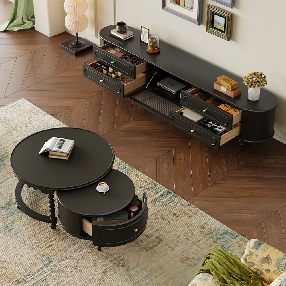 Glossy Round Tv Stand Modren Vertical Legs Luxury Black Tv Stand Drawers Wooden Mobili Soggiorno Moderni Home Accessories
Glossy Round Tv Stand Modren Vertical Legs Luxury Black Tv Stand Drawers Wooden Mobili Soggiorno Moderni Home Accessories