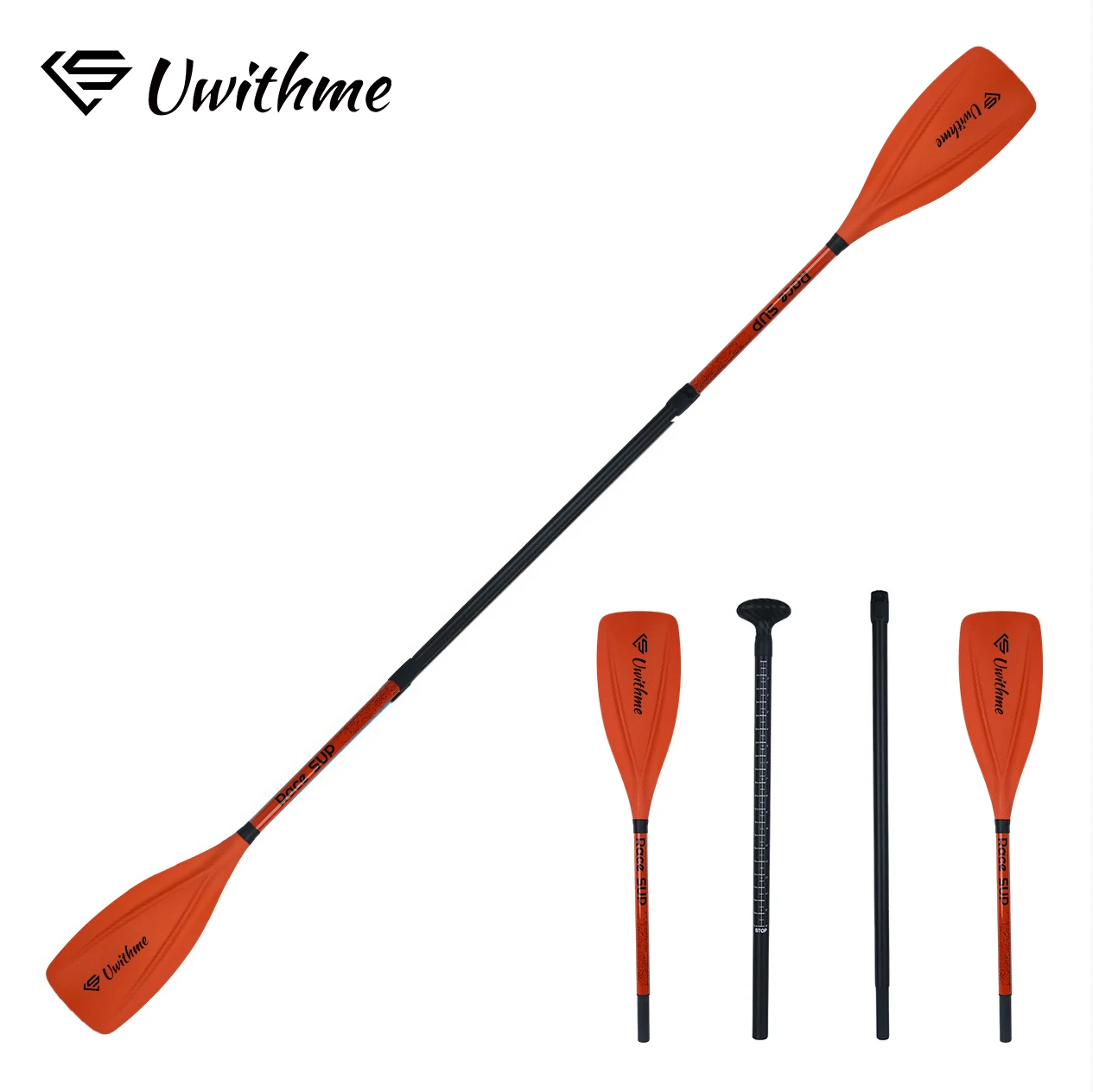 4-Section Adjustable Semi Carbon Paddle Convertible Single Double Blade Durable Carbon Mix Oar for SUP Kayak Surf Outdoor Sports
4-Section Adjustable Semi Carbon Paddle Convertible Single Double Blade Durable Carbon Mix Oar for SUP Kayak Surf Outdoor Sports