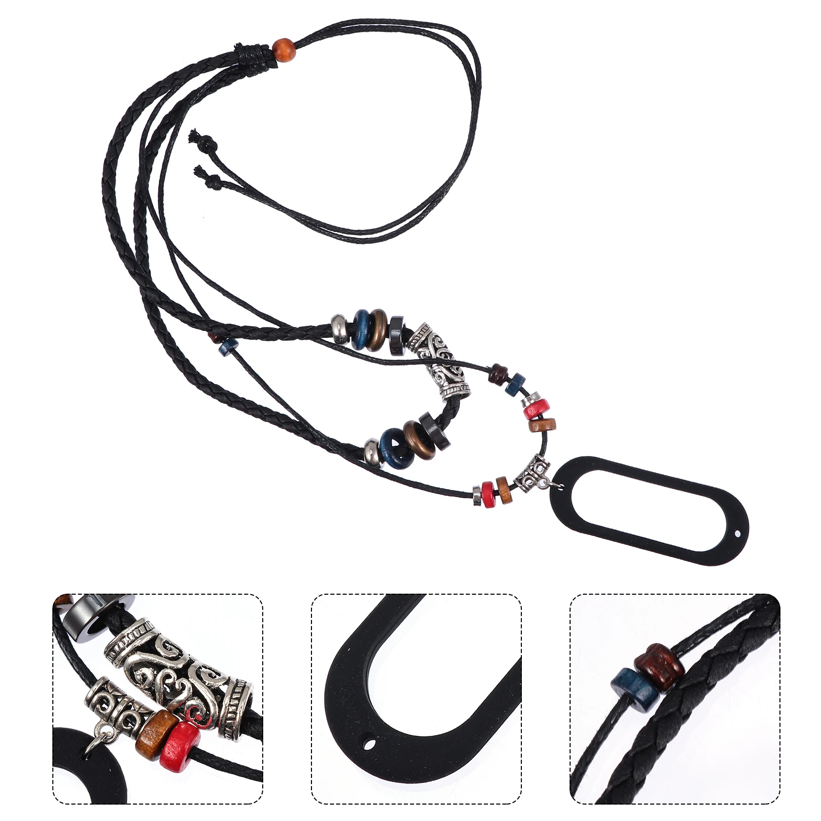 1 pc Silicone Necklace Lanyard Cord for Smart Bracelet Adjustable Retro Woven Design Universal Handheld Accessories
1 pc Silicone Necklace Lanyard Cord for Smart Bracelet Adjustable Retro Woven Design Universal Handheld Accessories