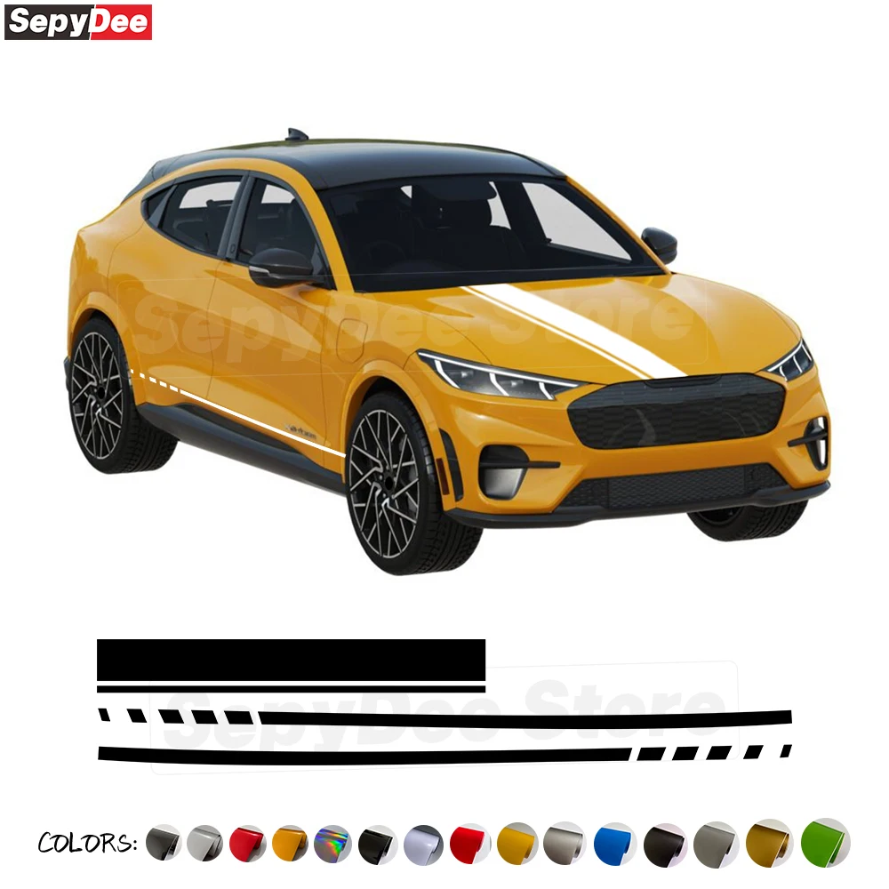 Car Engine Cover Hood Door Side Stickers for Ford Mustang Mach E Auto Body Decor Long Stripes Vinyl Decal Car Tuning Accessories
Car Engine Cover Hood Door Side Stickers for Ford Mustang Mach E Auto Body Decor Long Stripes Vinyl Decal Car Tuning Accessories