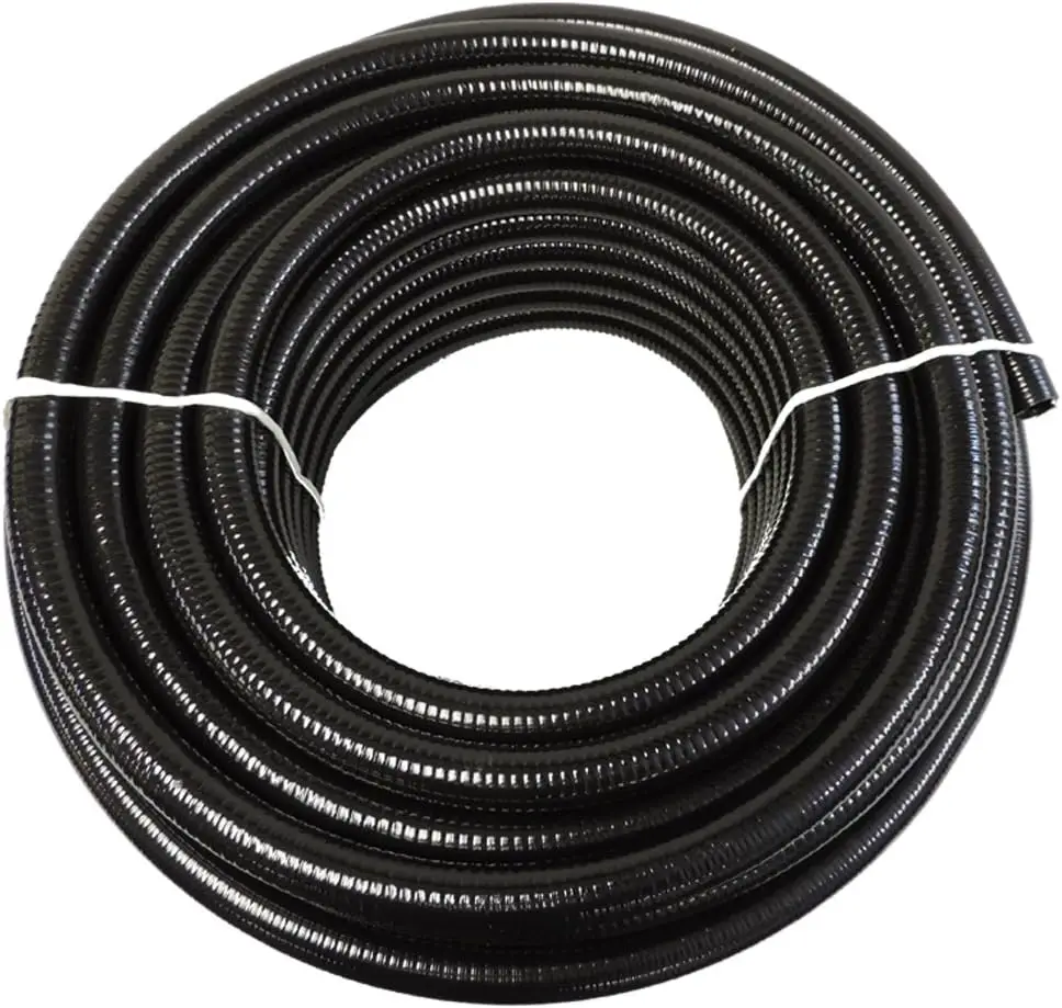 2" Dia. x 100 ft - ® Black Flexible PVC Pipe, Hose and Tubing for Koi Ponds, Irrigation and Water Gardens.
2" Dia. x 100 ft - ® Black Flexible PVC Pipe, Hose and Tubing for Koi Ponds, Irrigation and Water Gardens.