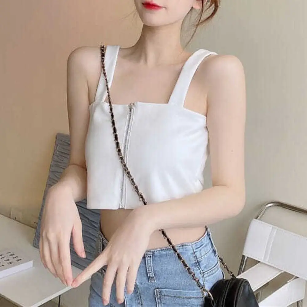 Fashion Square Neck Sleeveless Crop Top Irregular Bottoming Shirt Sweet Girl's Vest Top Slim Fit Women Camisole Girl
Fashion Square Neck Sleeveless Crop Top Irregular Bottoming Shirt Sweet Girl's Vest Top Slim Fit Women Camisole Girl