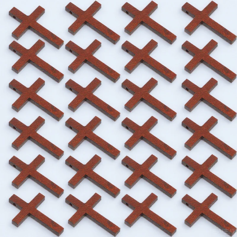 50Pcs Cross Wood Pendants Fine Workmanship DIY Bracelet Accessories Creative Craft Hanging Decor Wrist Accessories
50Pcs Cross Wood Pendants Fine Workmanship DIY Bracelet Accessories Creative Craft Hanging Decor Wrist Accessories
