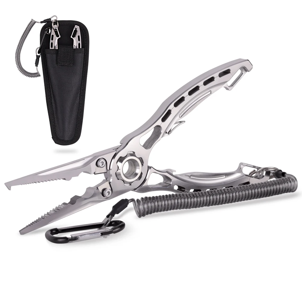 High Quality Portable Stainless Steel Fishing Pliers Multifunctional Saltwater Antirust Fishing Tools
High Quality Portable Stainless Steel Fishing Pliers Multifunctional Saltwater Antirust Fishing Tools