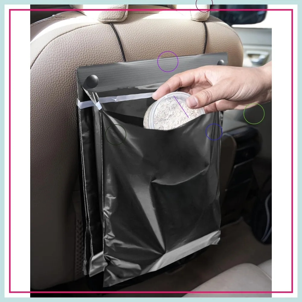 Car Trash Bags Disposable Hanging 15 Pack - Large 15x12 Inch Leakproof Odor Proof Garbage Bags for Car
Car Trash Bags Disposable Hanging 15 Pack - Large 15x12 Inch Leakproof Odor Proof Garbage Bags for Car