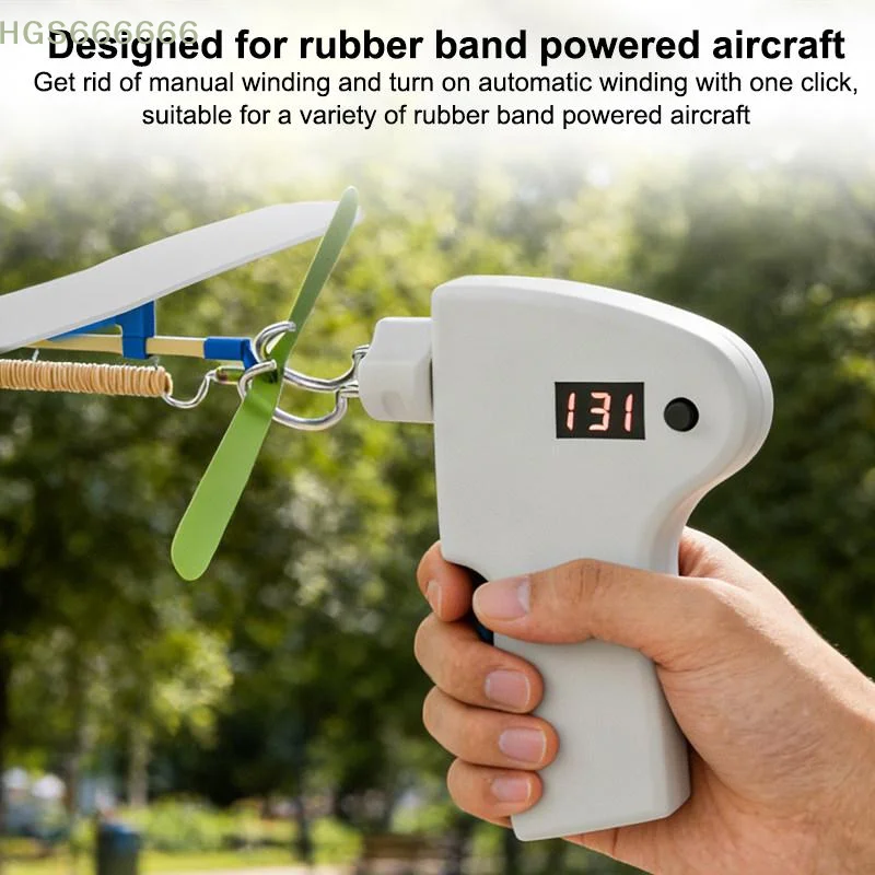 Electric Rubber Band Winder Compact Fast Rubber Band Powered Aircraft Windup Tool Digital Display For Kids Model Airplane
Electric Rubber Band Winder Compact Fast Rubber Band Powered Aircraft Windup Tool Digital Display For Kids Model Airplane