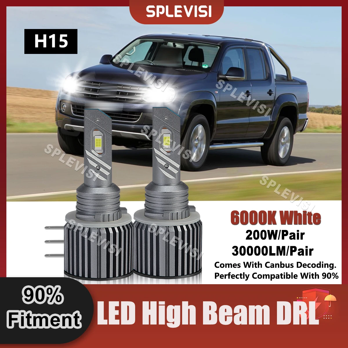 2x H15 30000LM LED High Beam/DRL Canbus For VW Multivan 2010 2011 2012 2013 2014 2015 2016 2017 2018 2019 2020 2021 2022 2023
2x H15 30000LM LED High Beam/DRL Canbus For VW Multivan 2010 2011 2012 2013 2014 2015 2016 2017 2018 2019 2020 2021 2022 2023