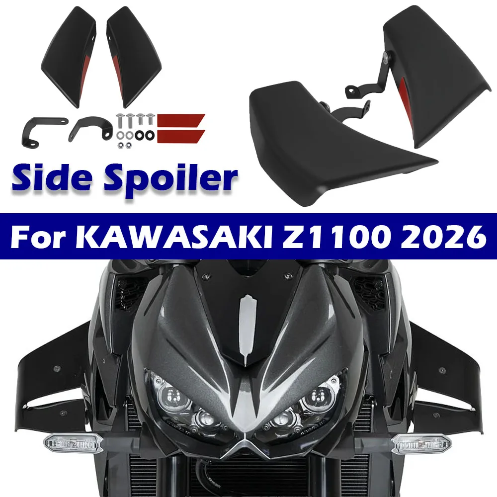 For KAWASAKI Z1100 Z 1100 2026 Motorcycle Side Spoiler Winglet Naked Downforce ABS Fairing Accessories Carbon Look Accessories
For KAWASAKI Z1100 Z 1100 2026 Motorcycle Side Spoiler Winglet Naked Downforce ABS Fairing Accessories Carbon Look Accessories