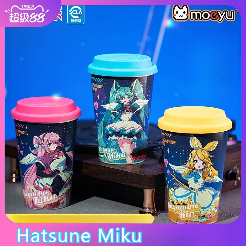 Чашка для воды Хацунэ Мику из мультфильма аниме с крышкой, милая керамическая кружка Мику, периферийные товары в стиле аниме, подарки для студентов на Новый семестр
Чашка для воды Хацунэ Мику из мультфильма аниме с крышкой, милая керамическая кружка Мику, периферийные товары в стиле аниме, подарки для студентов на Новый семестр