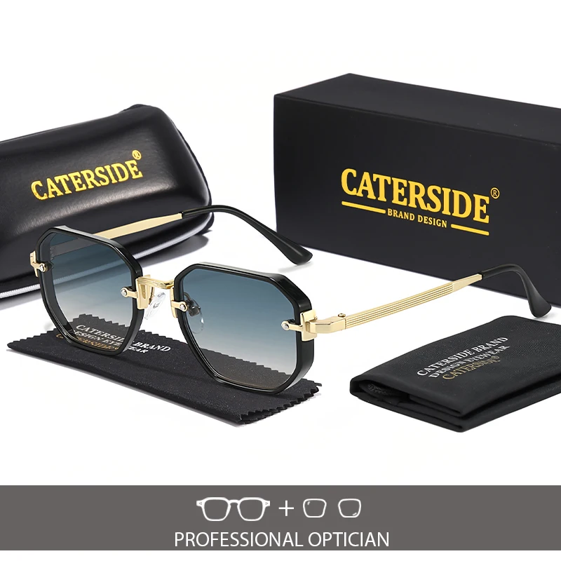 CATERSIDE Ретро мужские оптические солнцезащитные очки с геометрической оправой, солнцезащитные очки с градиентными линзами по рецепту, женские уличные пляжные очки
CATERSIDE Ретро мужские оптические солнцезащитные очки с геометрической оправой, солнцезащитные очки с градиентными линзами по рецепту, женские уличные пляжные очки