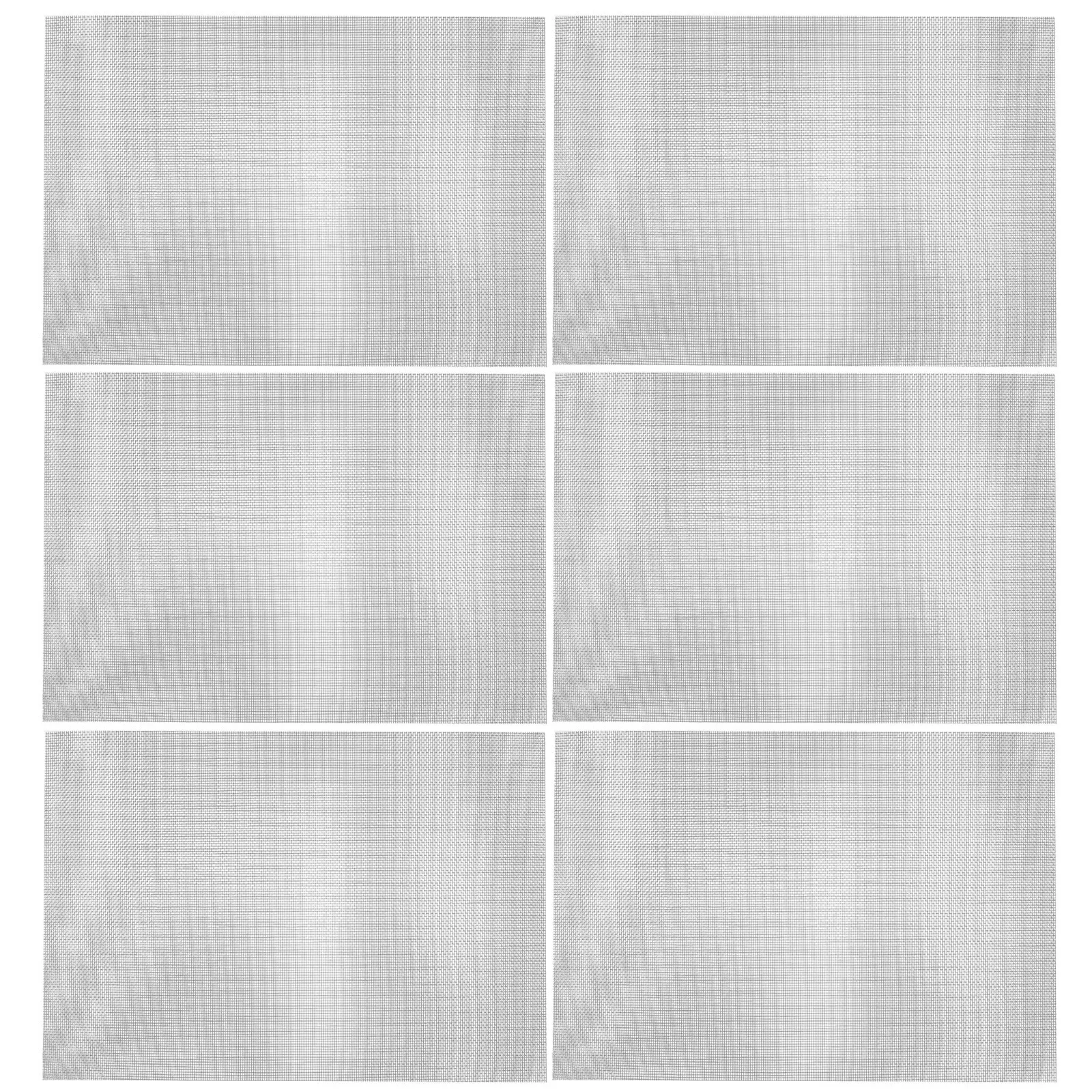 6pcs Stainless Steel Wire Netting Mesh Garden Fence Barrier Window Screen Ventilation Airflow Metal Net For Diy Craft Yard
6pcs Stainless Steel Wire Netting Mesh Garden Fence Barrier Window Screen Ventilation Airflow Metal Net For Diy Craft Yard