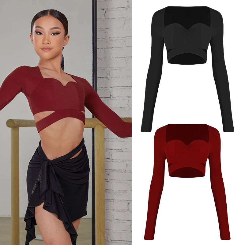 2024 ZYM Latin Dance Practice Clothes For Girls Long Sleeved Tops Chacha Rumba Tango Dress Children Latin Dance Wear DQS15472
2024 ZYM Latin Dance Practice Clothes For Girls Long Sleeved Tops Chacha Rumba Tango Dress Children Latin Dance Wear DQS15472