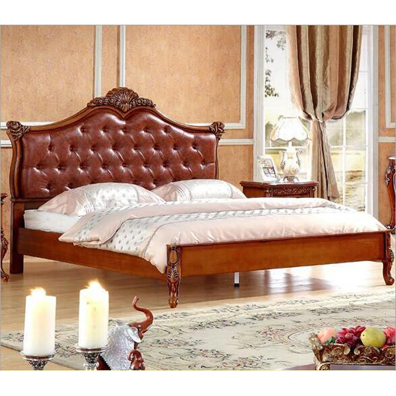 modern european solid wood bed Fashion Carved genuine leather french bedroom furniture o10322
modern european solid wood bed Fashion Carved genuine leather french bedroom furniture o10322