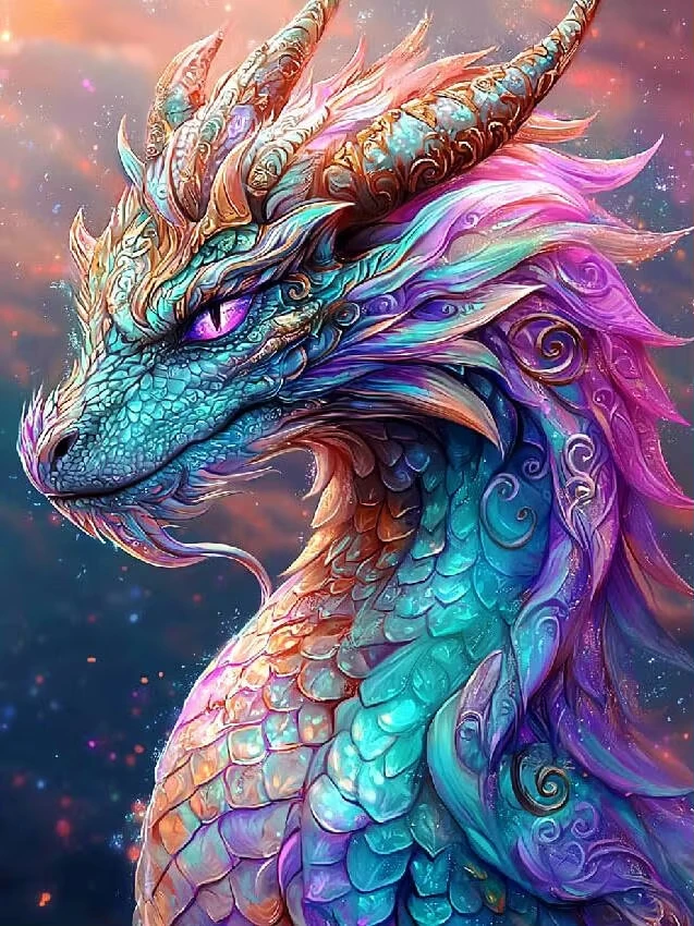 Iridescent Rainbow Oriental Dragon Jigsaw Puzzle, Fantasy Glitter Scaled Myth Beast Home Wall Decor Classic Entertainment Toy
Iridescent Rainbow Oriental Dragon Jigsaw Puzzle, Fantasy Glitter Scaled Myth Beast Home Wall Decor Classic Entertainment Toy