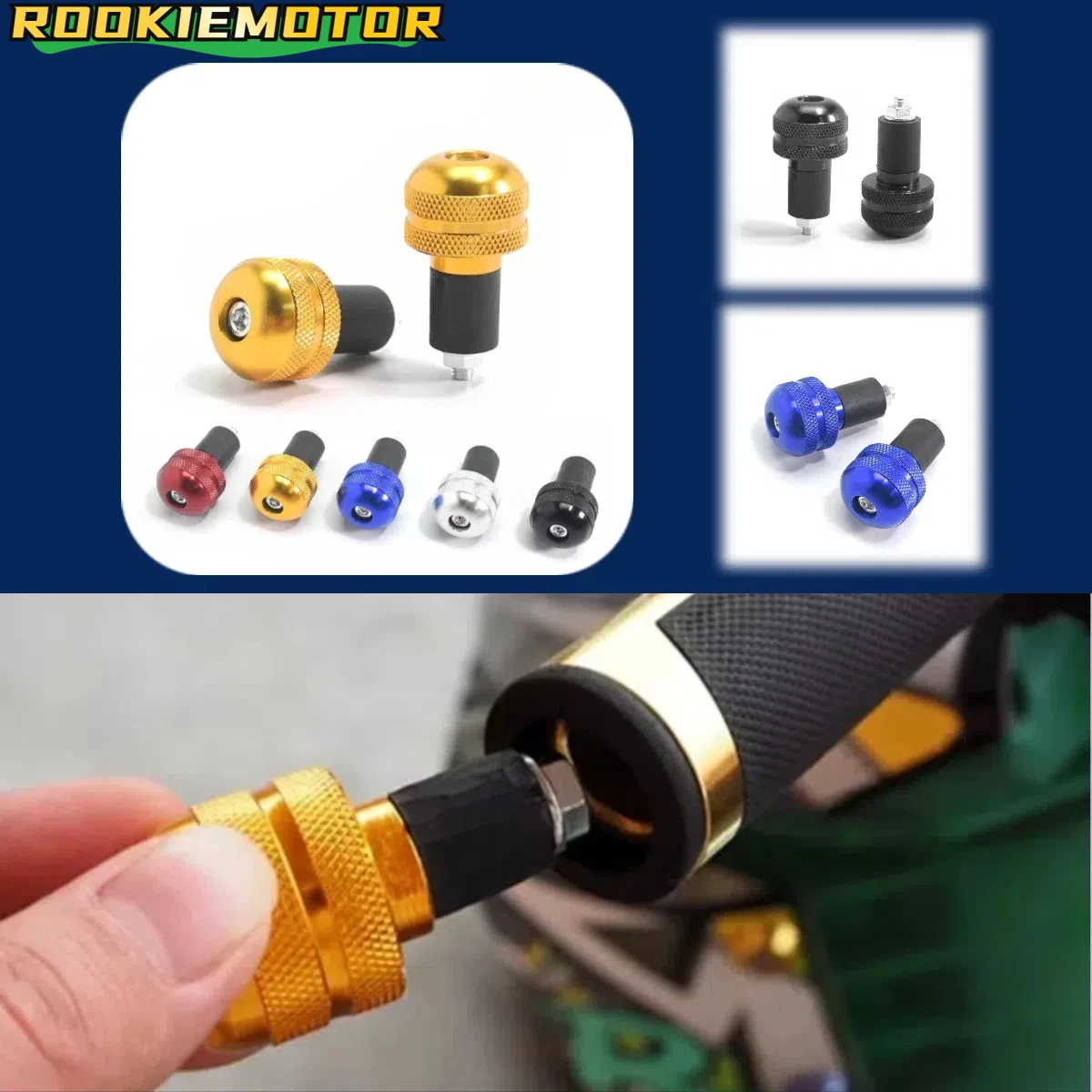 Motorcycle Scooter CNC Aluminum Alloy 22MM Handlebar Grip Bar End Cap Plug Handlebar End Cap
Motorcycle Scooter CNC Aluminum Alloy 22MM Handlebar Grip Bar End Cap Plug Handlebar End Cap