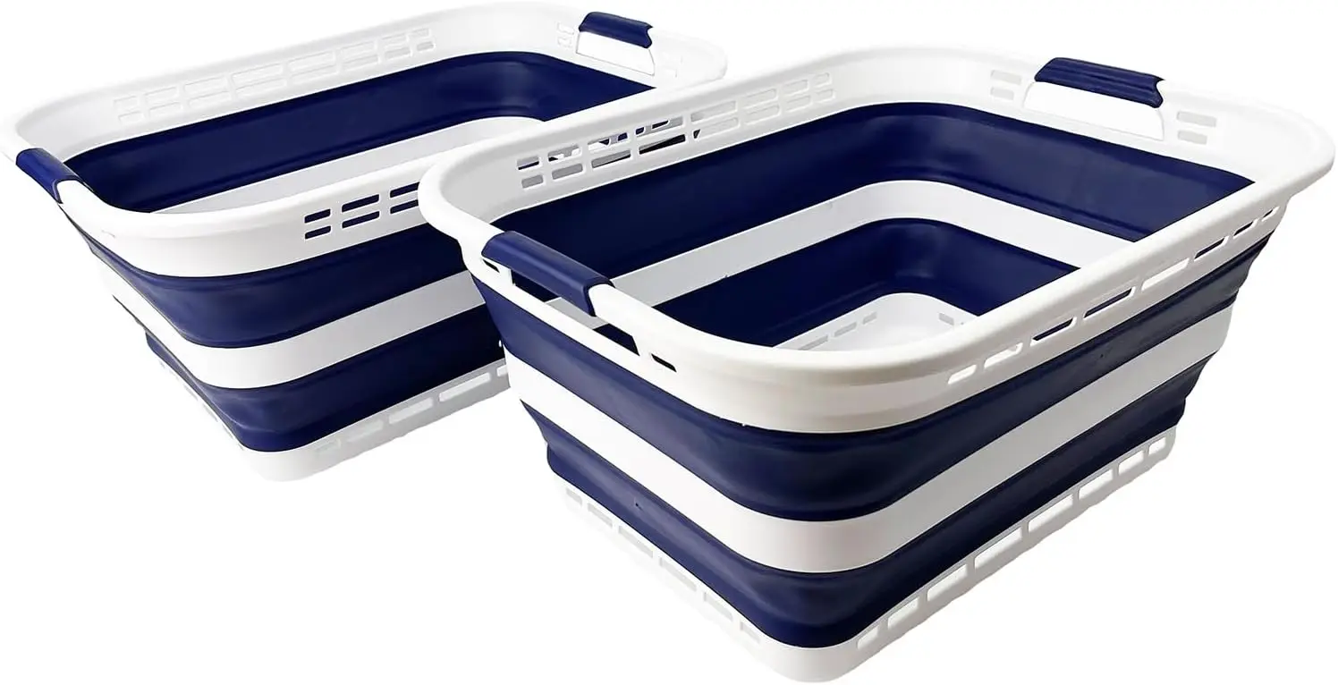 42L (11 Gallons) Collapsible Plastic Laundry Basket - Foldable Pop Up Storage Container/Organizer
42L (11 Gallons) Collapsible Plastic Laundry Basket - Foldable Pop Up Storage Container/Organizer