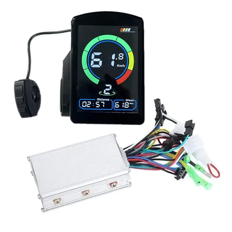 Brushless Controller 350W Waterproof Colour NC-81F LCD Display Electric Bicycle Scooter For E-Bike Bicycle Scooter-A00E
Brushless Controller 350W Waterproof Colour NC-81F LCD Display Electric Bicycle Scooter For E-Bike Bicycle Scooter-A00E