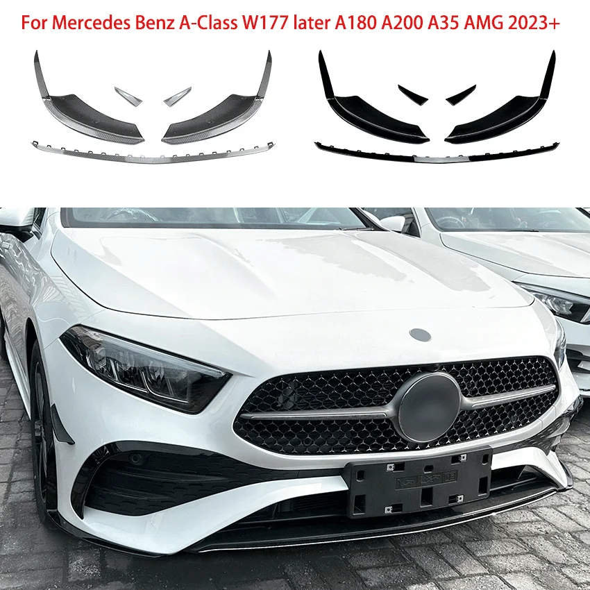 For Mercedes Benz A-Class W177 later A180 A200 A35 AMG 2023+ Front Bumper Front Corner Front Wind Blade Set Styling Decoration
For Mercedes Benz A-Class W177 later A180 A200 A35 AMG 2023+ Front Bumper Front Corner Front Wind Blade Set Styling Decoration