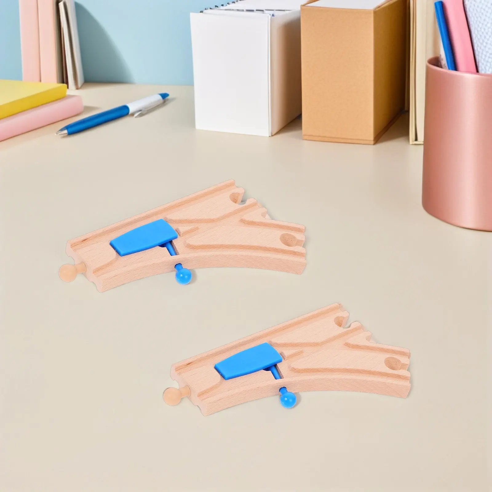 2Pcs Wooden Train Track Switch Curved Pieces Compatible Major Brands Track Scene Layout Accessories Creative Railway Expansion
2Pcs Wooden Train Track Switch Curved Pieces Compatible Major Brands Track Scene Layout Accessories Creative Railway Expansion