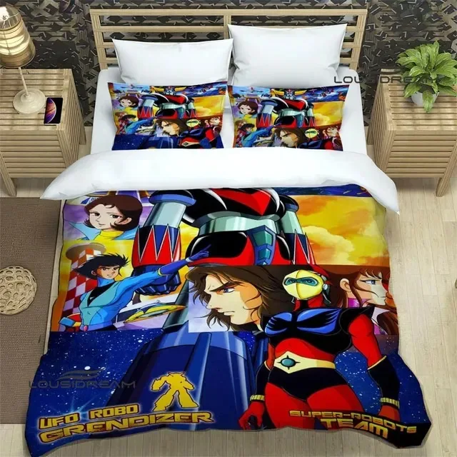 UFO ROBO GRENDIZER GOLDORAK Bedding Set 3D Printed Suitable for Bedroom Duvet Cover Set With Pillowcases Kids Home Textile
UFO ROBO GRENDIZER GOLDORAK Bedding Set 3D Printed Suitable for Bedroom Duvet Cover Set With Pillowcases Kids Home Textile