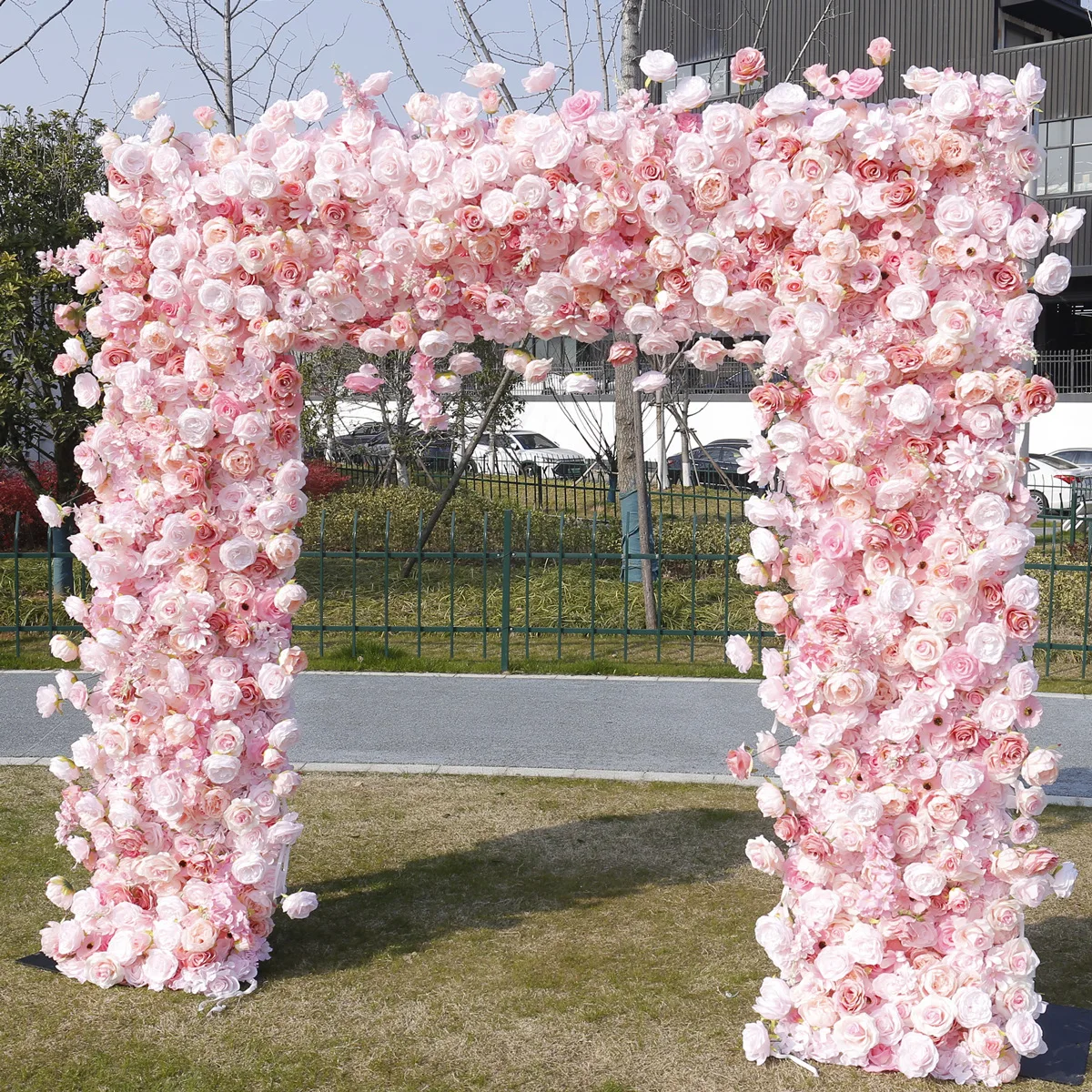 Hot Sale Silk Flower Runner Horn Shape Wedding Arch Backdrop For Church Corridor Aisle Wedding Ceremony Entrance
Hot Sale Silk Flower Runner Horn Shape Wedding Arch Backdrop For Church Corridor Aisle Wedding Ceremony Entrance