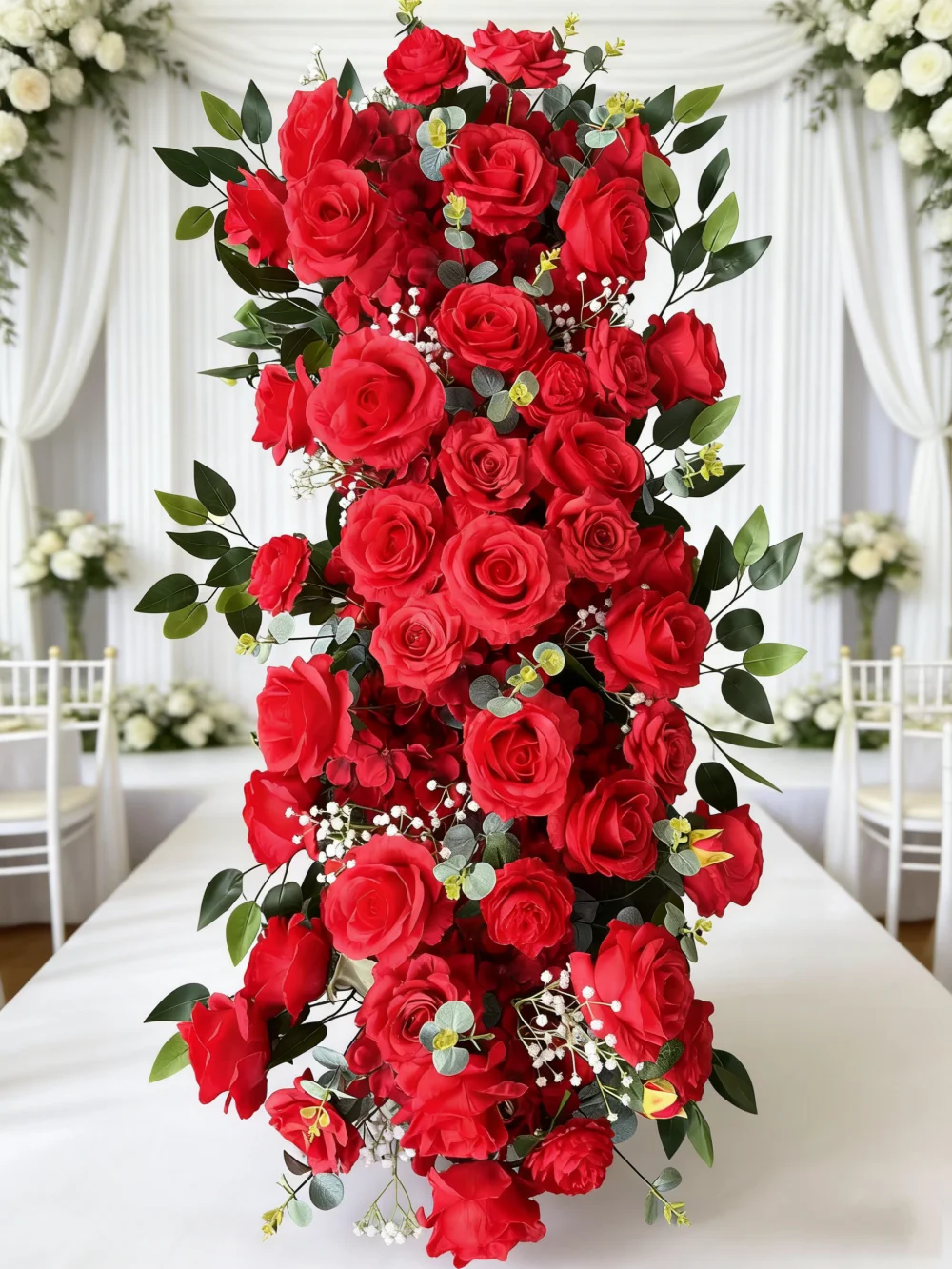 Искусственный бегун Цветочный ряд Свадебная композиция Украшение Цветочный фон Реквизит Стол Цветочная дорожка Потие Вечеринка Цветочный декор
Искусственный бегун Цветочный ряд Свадебная композиция Украшение Цветочный фон Реквизит Стол Цветочная дорожка Потие Вечеринка Цветочный декор