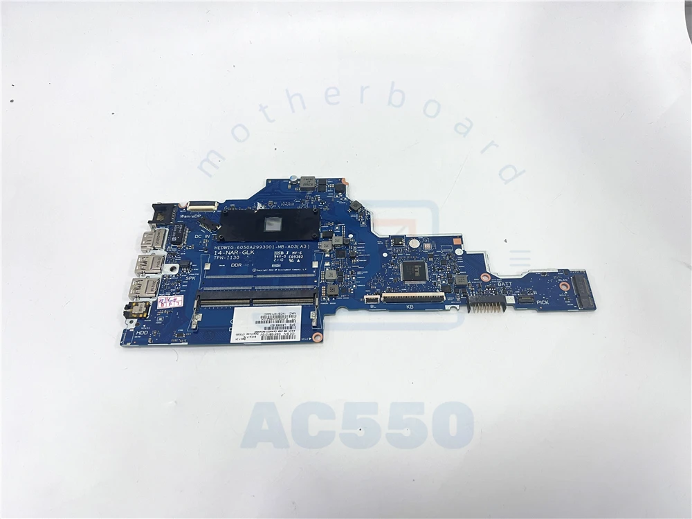 МАТЕРИНСКАЯ ПЛАТА для ноутбука L85886-601 6050A 2993001 ДЛЯ HP TPN-I130 14-CK DF 240 G7 CelN4020 64GeMMC полностью протестировано в идеально работает
МАТЕРИНСКАЯ ПЛАТА для ноутбука L85886-601 6050A 2993001 ДЛЯ HP TPN-I130 14-CK DF 240 G7 CelN4020 64GeMMC полностью протестировано в идеально работает