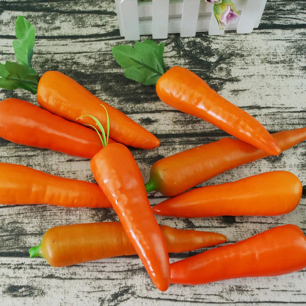 6Pcs Simulation Carrots Premium Artificial Vegetables Photo Prop Home Kitchen Decoration Learning Teaching Material
6Pcs Simulation Carrots Premium Artificial Vegetables Photo Prop Home Kitchen Decoration Learning Teaching Material