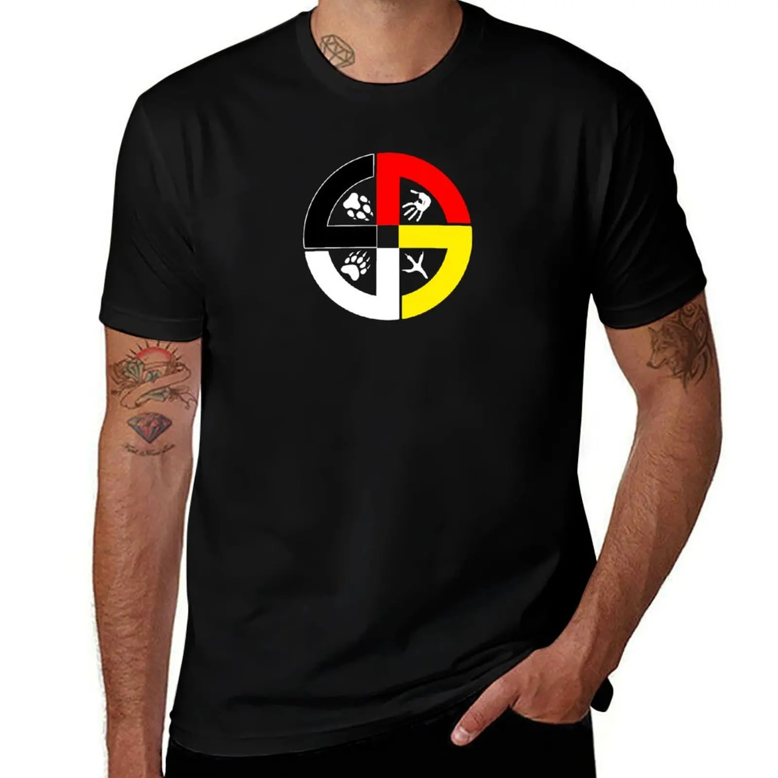 MEDICINE WHEEL 1 (Prints) T-Shirt summer clothes boys animal print korean fashion tops t shirt men 100℅ cotton
MEDICINE WHEEL 1 (Prints) T-Shirt summer clothes boys animal print korean fashion tops t shirt men 100℅ cotton