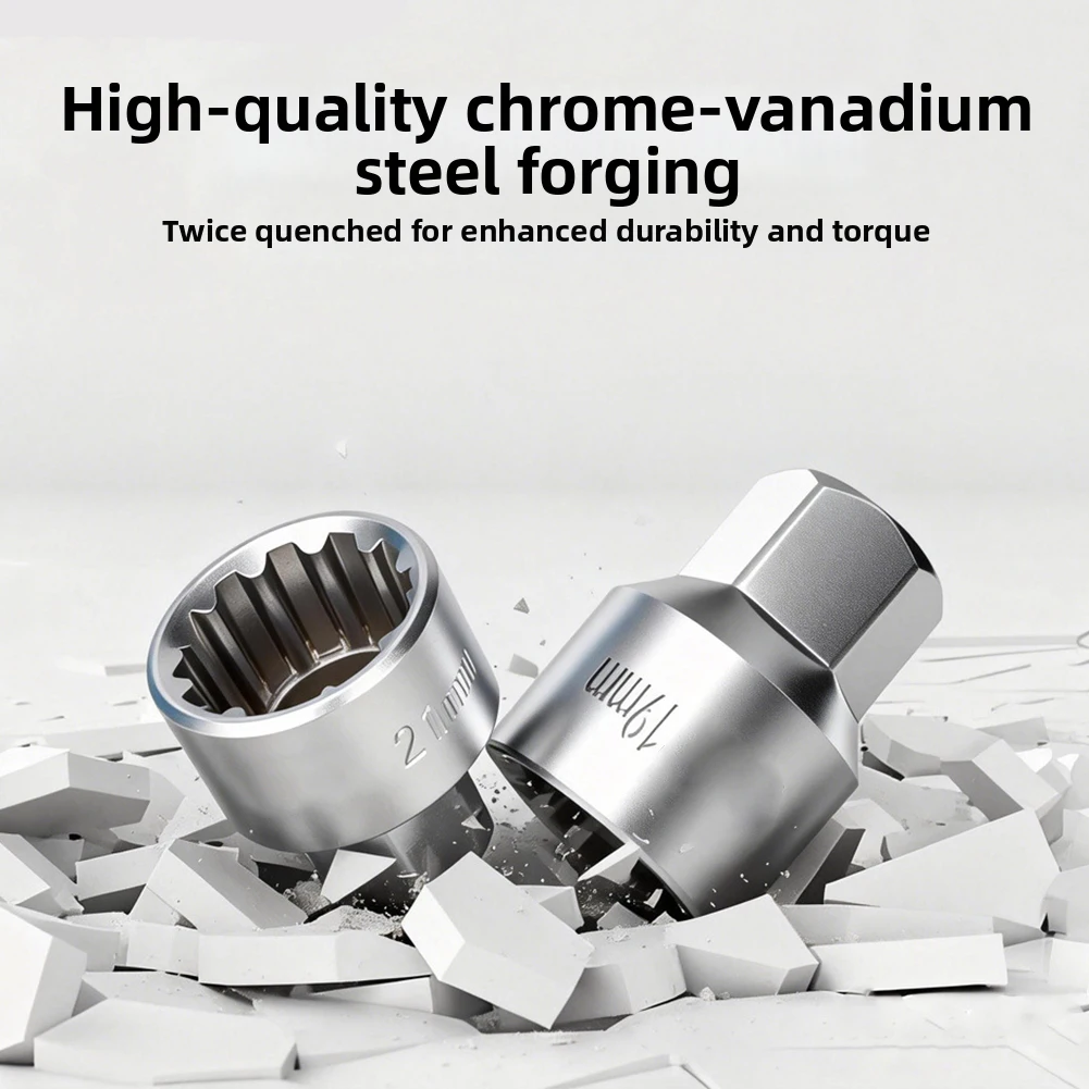 Переходные головки для снятия поврежденных крепежных элементов, с зеркальной полировкой, адаптеры в комплекте
Переходные головки для снятия поврежденных крепежных элементов, с зеркальной полировкой, адаптеры в комплекте